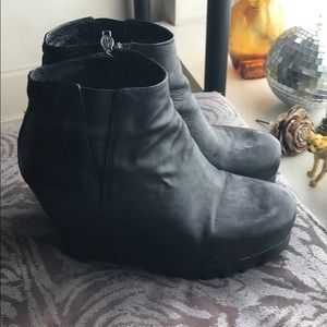 Platform booties